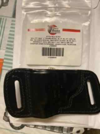 Don Hume Slide Holster H710, Black Leather,New $15