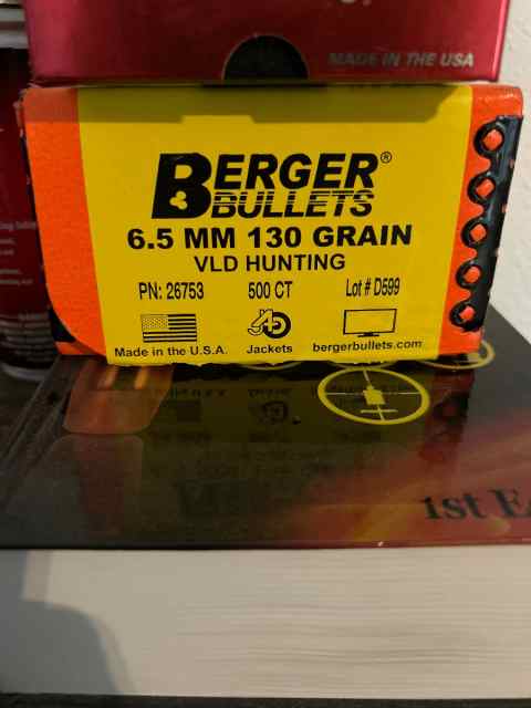 Berger 130 gr hunting VLD - 400 pieces