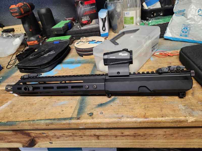 10.5&quot; bear creek 22lr upper with sig romeo 5 red d