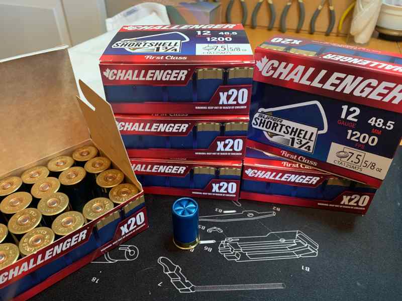 12 Gauge Mini Shotshells, 6 Boxes 120 rounds