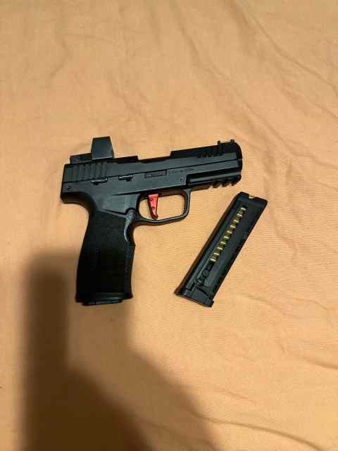 Sig p322 upgraded trigger red dot