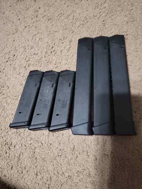 Assorted mags and holster