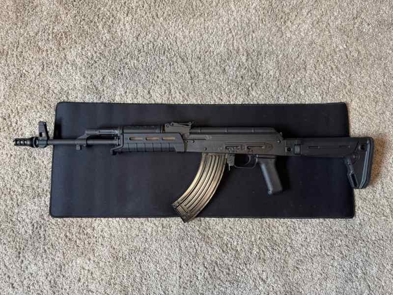 AK-47 ROMANIAN WASR 10 WITH MAGPUL, 7.62 AMMO, ETC