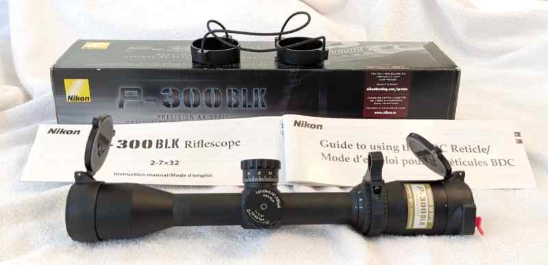 Nikon P-300 Blackout Scope 2-7x 32mm BDC Super-Sub