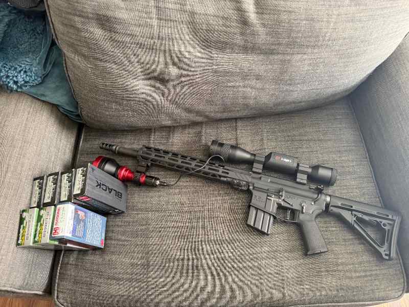 .450 Bushmaster AR15 with ATN night vision 