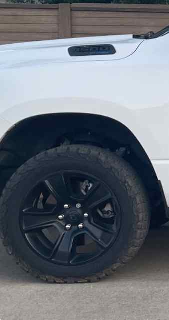 20&quot; Ram 1500 Midnight Edition wheels