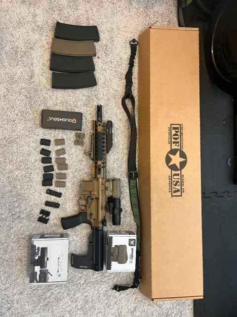 POF AR Pistol (10.5”) set up