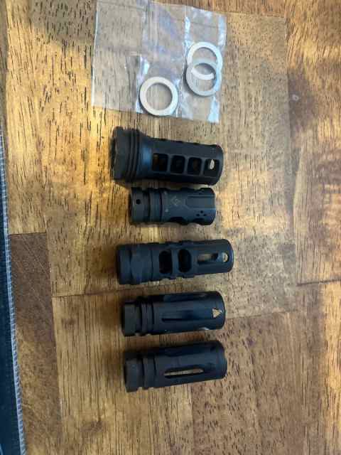 Flash hiders, brakes, compensator, huxwrx QD