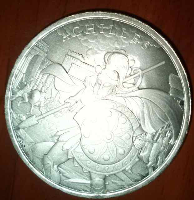 Silver bullion and coins