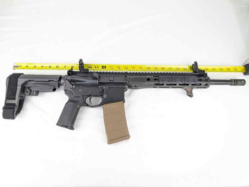 Aero/BA AR Pistol SBA3 Brace 13.9in
