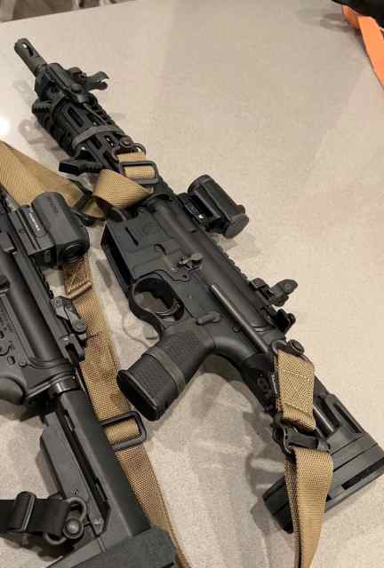 Troy Industries A4 - 10.5, Maxim Defense Brace