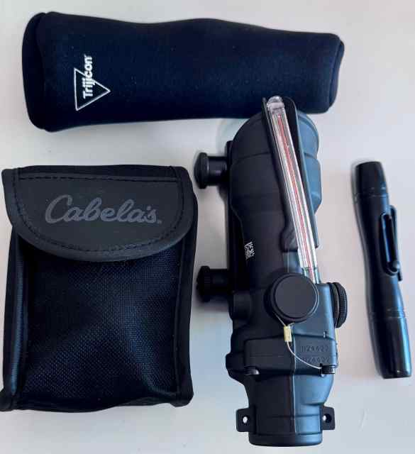 Trijicon ACOG + Cabela’s Range Finder