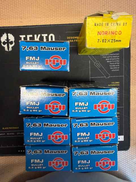 7.62 Mauser ammo 