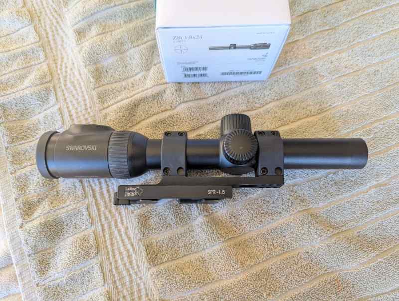 Swarovski Z8i 1-8X24 BTR-I 34mm LaRue Mount