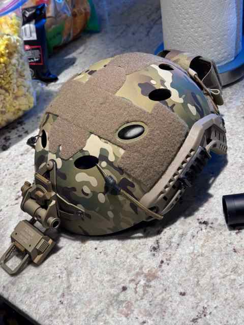Opscore Carbon Bump Helmet Multicam Wilcox G69 NVG