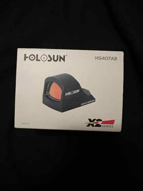 NIB Holosun 407A3 3moa Red Dot