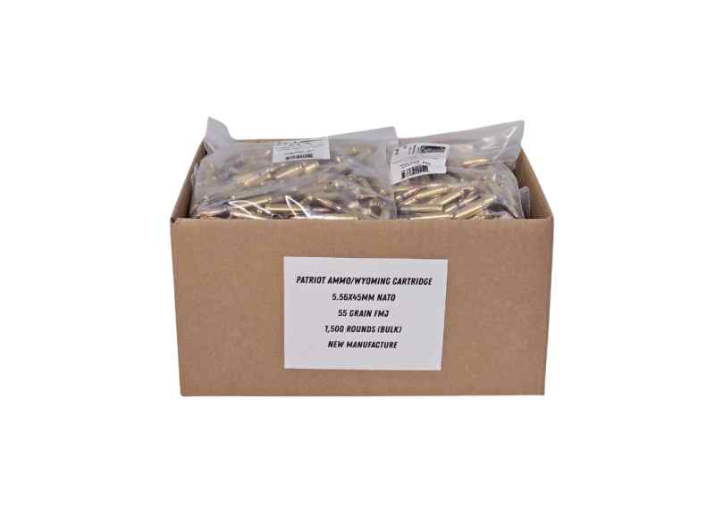 Patriot 5.56x45mm 55 Grain FMJ - 1,500 RD .433 CPR