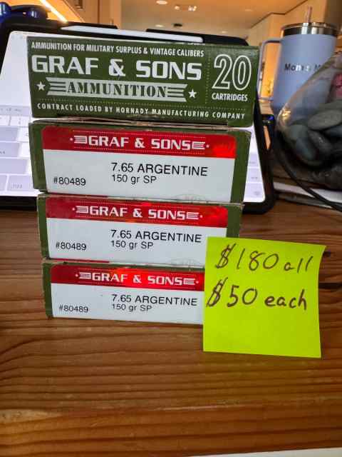 Shotgun Pellets, 7.65 Argentine, 17 Hornet, 17 HMR