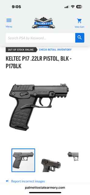 Wtt/wtb. Keltec p17