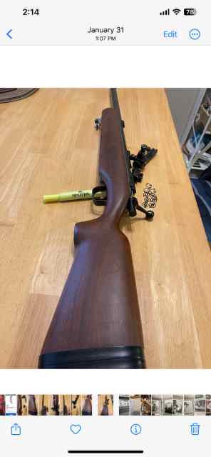 Kimber 82g target rifle 22 cal 650.00