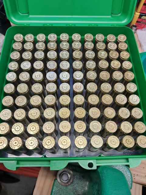 Hornady 7mm Rem Mag 1x fired 100ct Cleaned