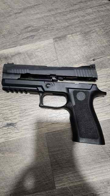 SIG P320 X5 complete slide and grip module