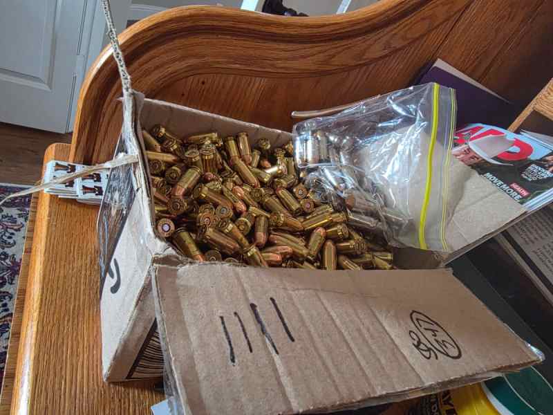  .45 ACP factory ammo, 879 rounds