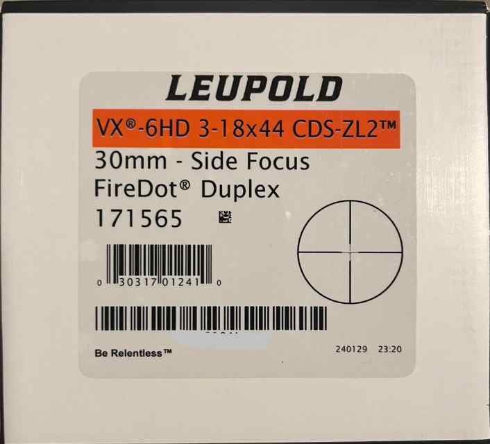 Leupold vx6 3-18 firedot