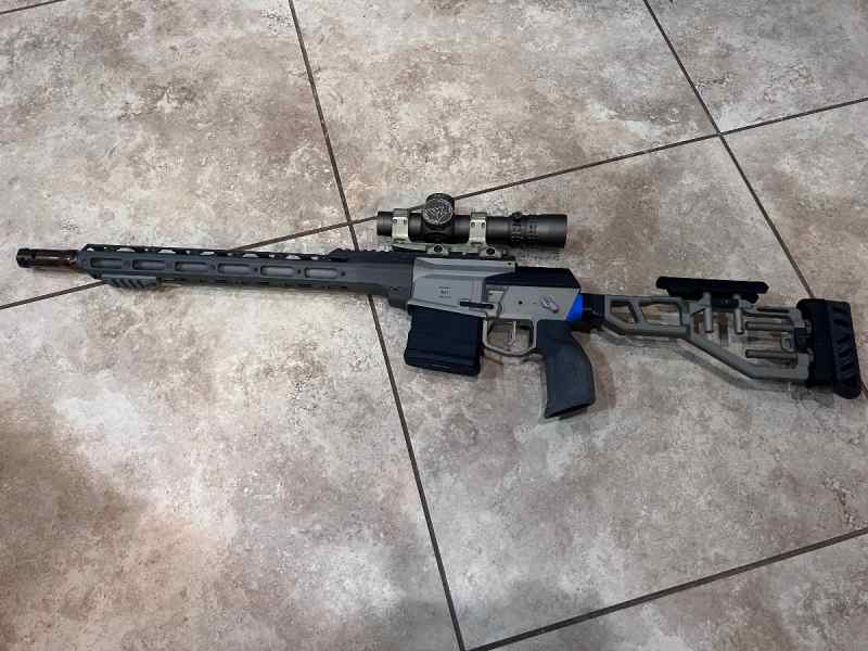 Q fix 308 16 inch barrel + NightForce NX8 
