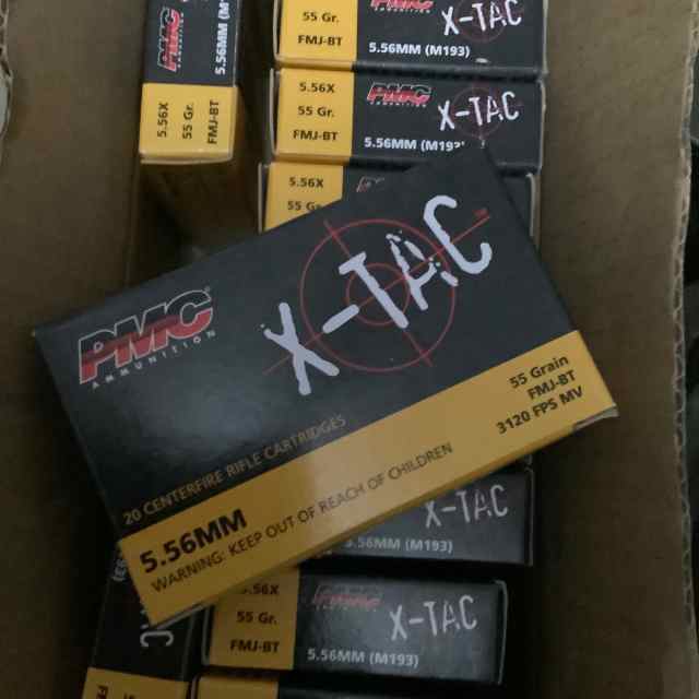 PMC X-TAC 5.56 12 boxes $100 - (2) Available