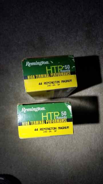 Remington .44mag HTP 240gr 