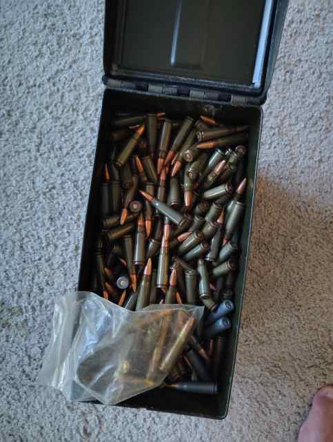 7.62x39 ammo for sale.  900 to 1000 rounds.  JHP
