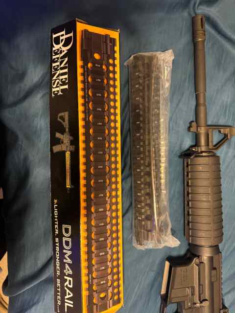Brand new ar-15 &amp; Daniel defense rail