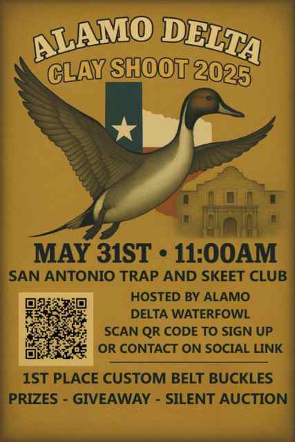 Clay Shoot May 31st! 