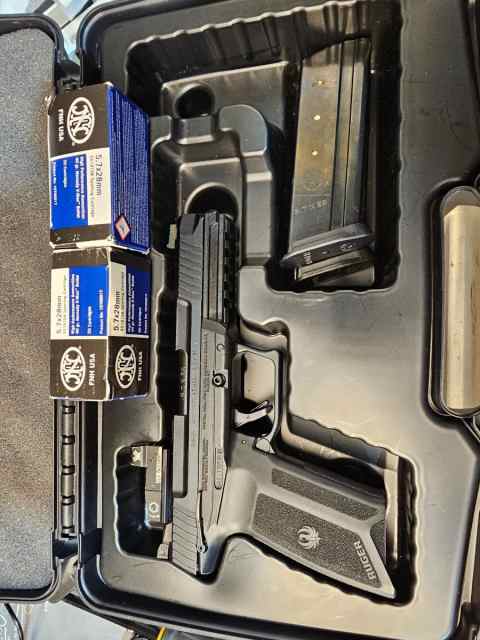 Ruger 5.7 with vortex venom red dot