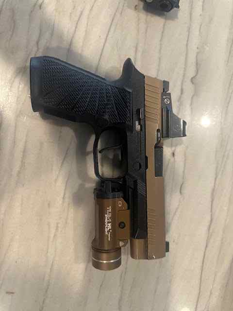 Sig Vtac 9mm with red dot 