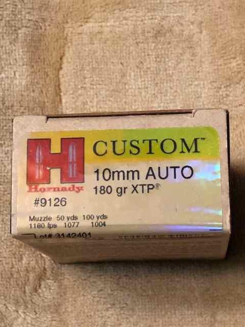 Hornady Custom 10mm Auto 180 gr XTP 