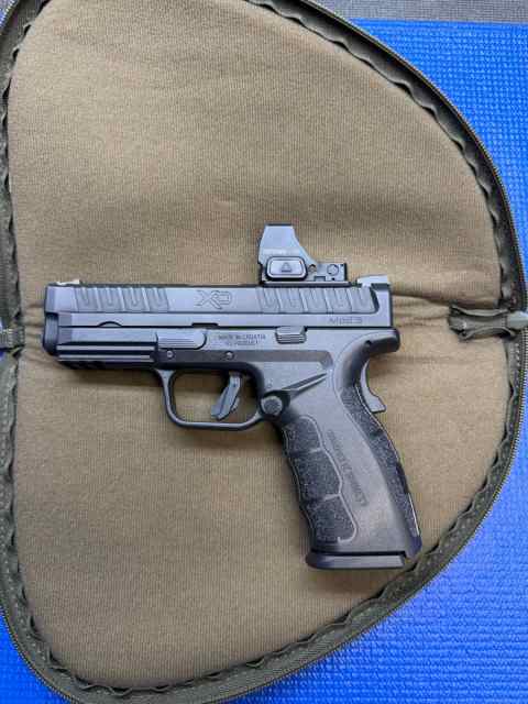 Springfield XD Mod3- 9MM with red dot- $475