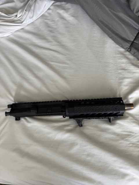 7.5 in Upper w/ Cherry bomb muzzle brake