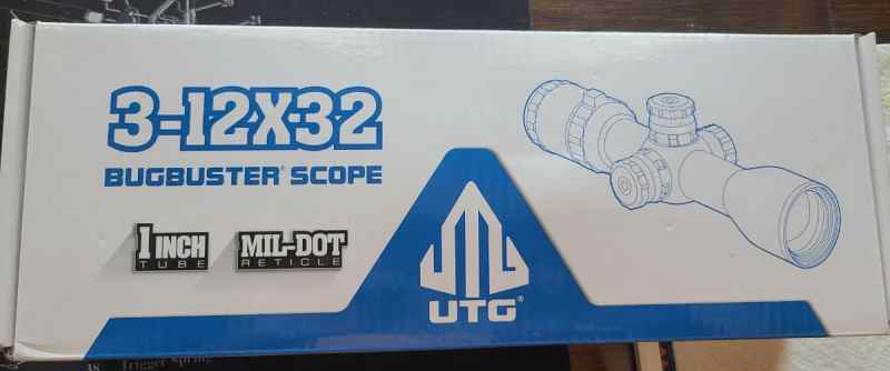 Scope UTC 3-12X32 1inch Military Dot 