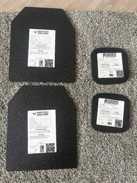 Armored Republic Ar500 Plates $300
