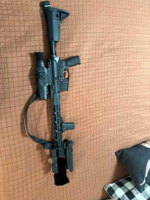 AR-15 with night vision 300 blackout