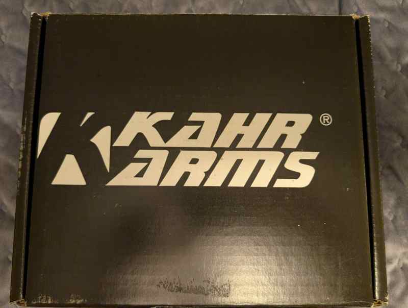 Kahr CM9 Black Armor Finish