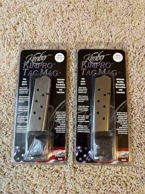 2 Kimber kimpro tac magazine 1911  $50