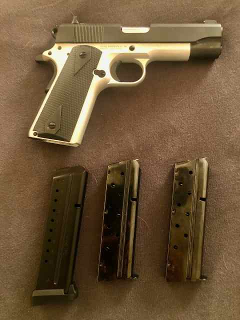 NIB TISAS 1911A1 AVIATOR 9 DUO-TONE COMMANDER