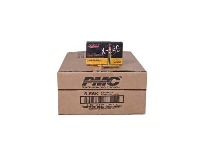 PMC 5.56x45 M855 62 grain LAP FMJ - 1,000 rds