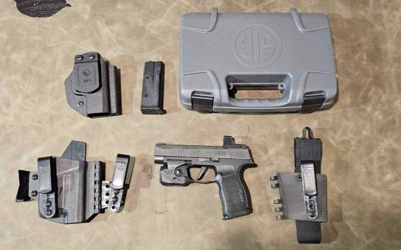 Sig P365 XL 9MM Romeo 0 TLR-6 Holster T-Rex Arms