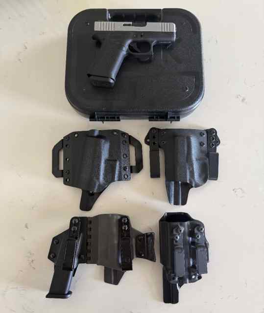 Glock 43X with Holsters