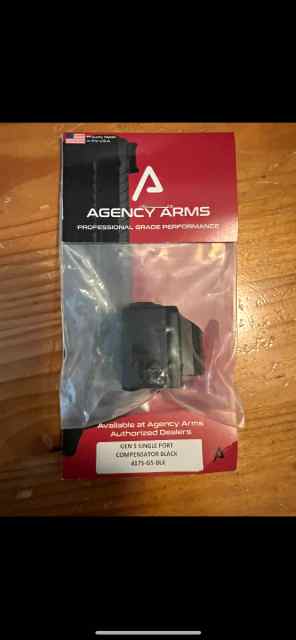 NIB Agency Arms Glock Gen 5 19/19x/45 Comp/Barrel