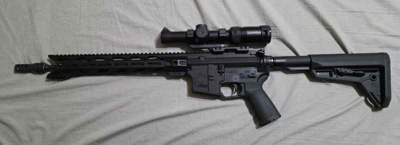 Aero Precision 13.7in barrel with pin and welded D